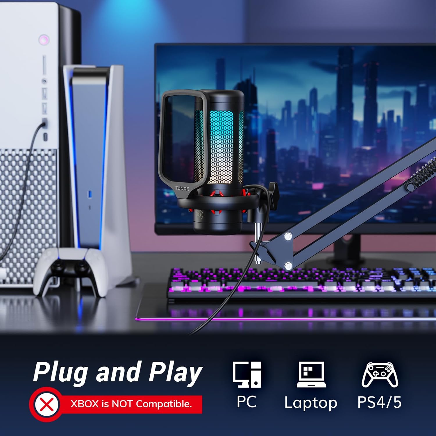 Thumbnail 6 de TONOR TC310+ USB Gaming Microphone