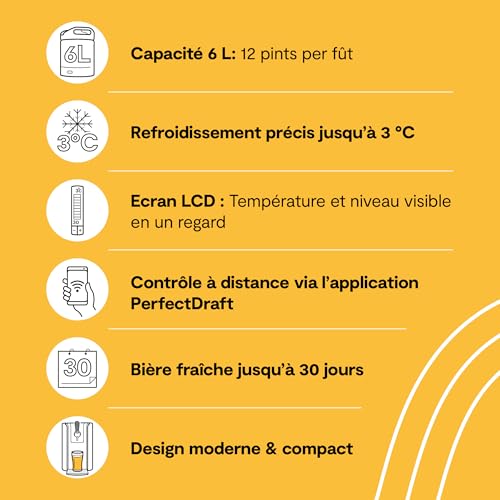 Thumbnail 6 de PerfectDraft – Pack Tireuse à Bière + Fût Leffe Blonde 6L