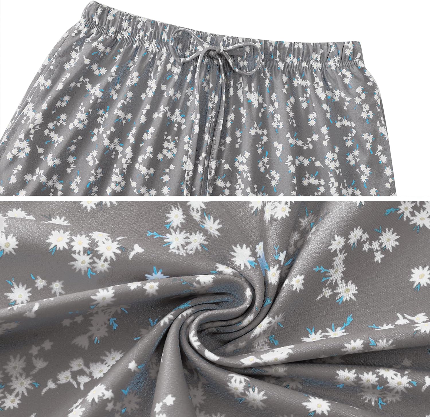 Thumbnail 4 de Jahetuul Pyjama Hosen Damen – bequeme Baumwoll-Schlafhose mit elastischer Taille