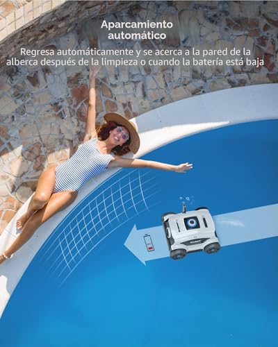 Thumbnail 8 de WYBOT Robot limpiafondos de piscina sin cable — 130 minutos, hasta 100㎡