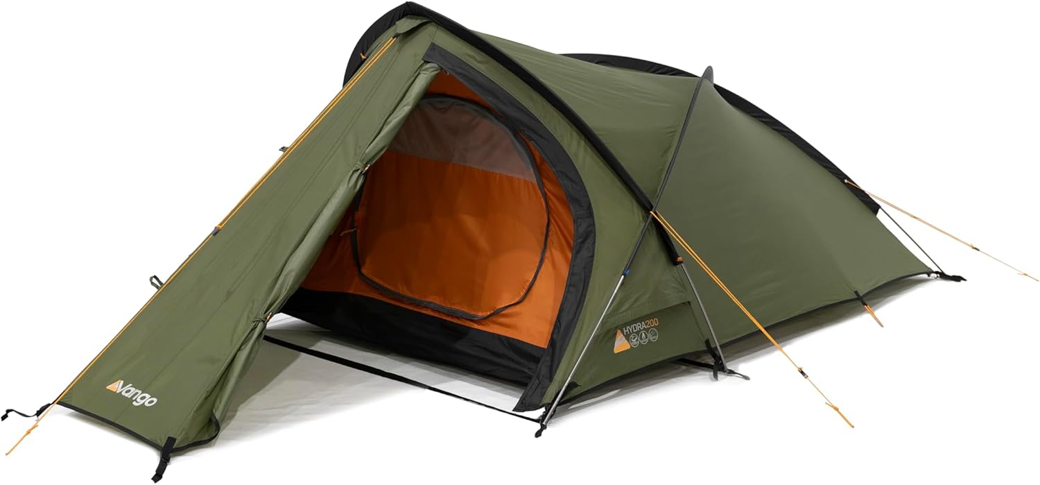 Detalle de Vango Hydra 200 Lightweight 2 Man Tent – Semi-Geodesic for Backpacking