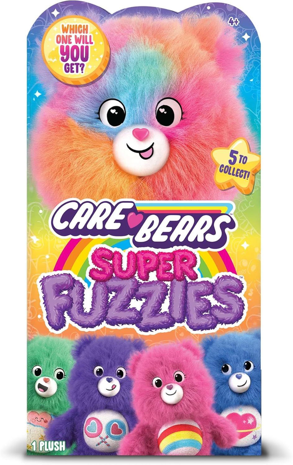 Thumbnail 3 de Basic Fun Care Bears 35cm Medium Plush – Super Fuzzies Blind Assortment
