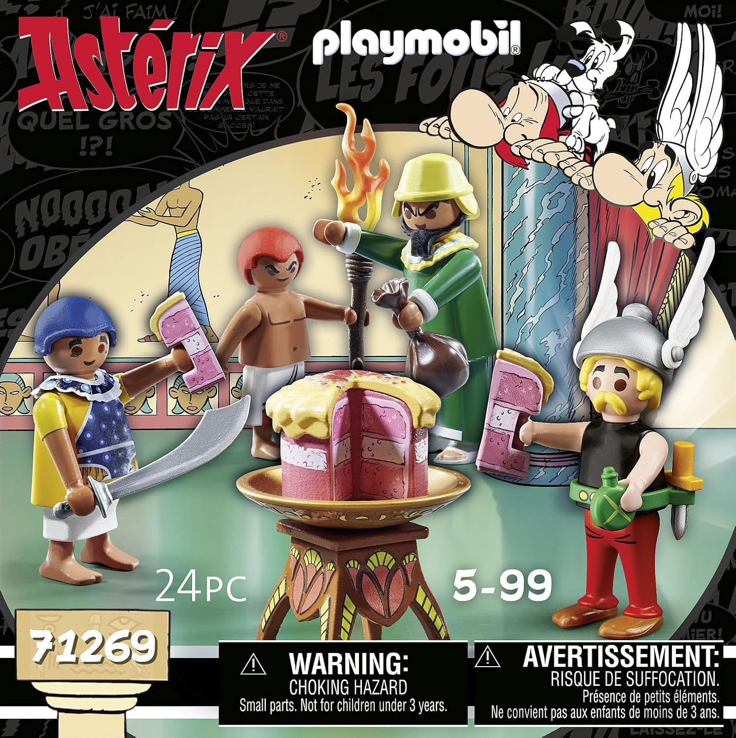 Thumbnail 3 de Playmobil 71269 Asterix: Artifis' Poisoned Cake — Cleopatra’s Taster and Artifis with Krukhut