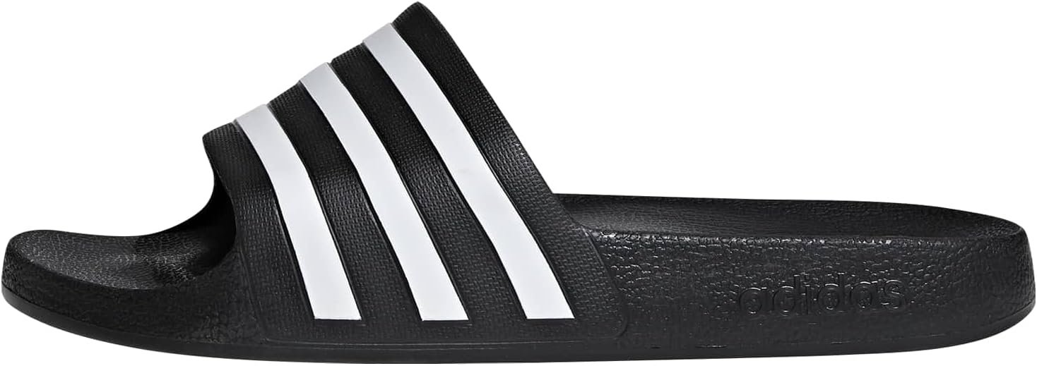 Detalle de adidas Adilette Aqua Dusch- & Badeschuhe Schwarz – Bequeme Begleiter für Wasser- und Strandmomente