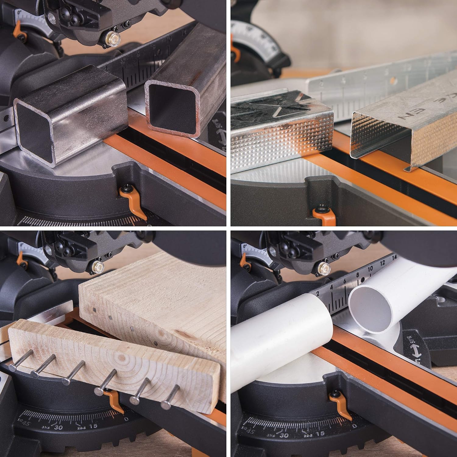 Detalle de Evolution Power Tools R210SMS+ Sliding Mitre Saw