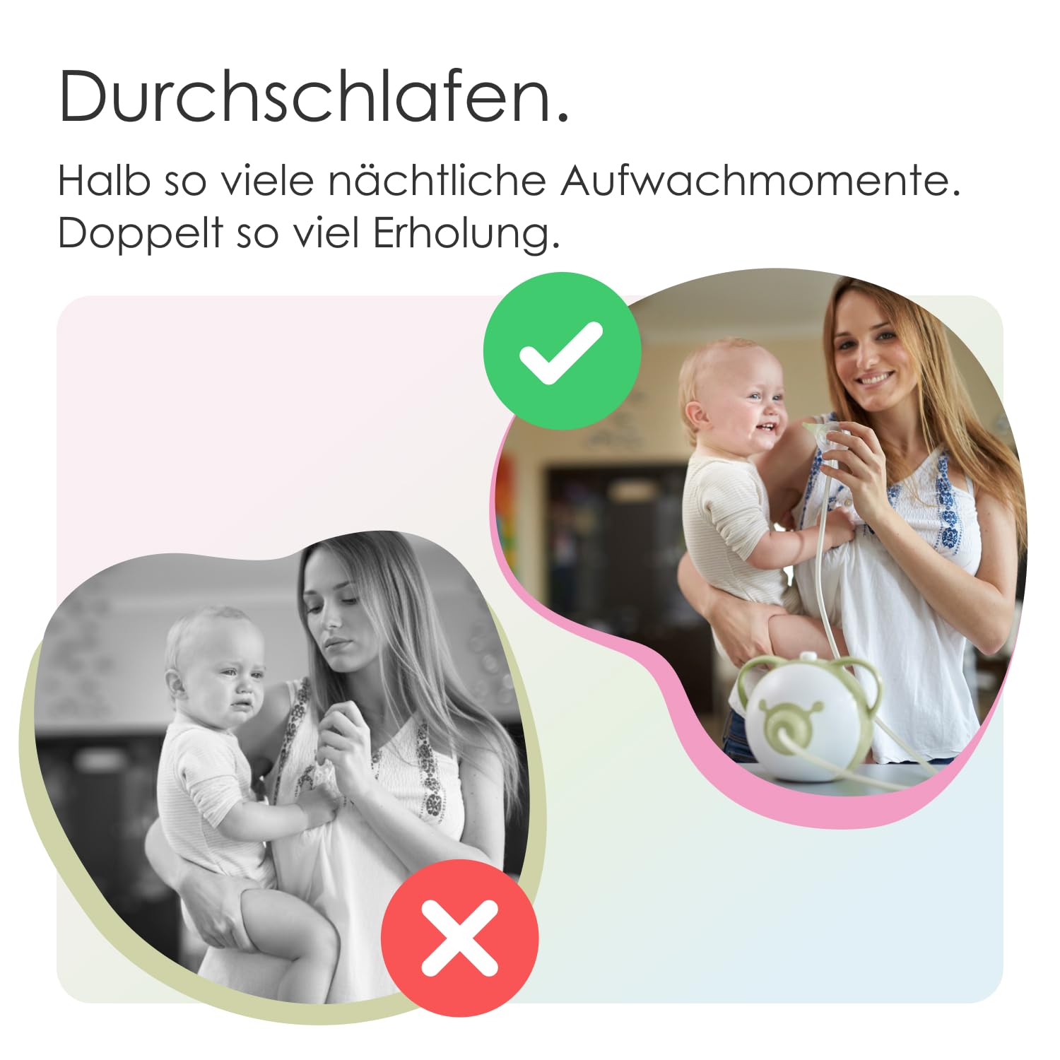 Thumbnail 4 de Nosiboo Pro Baby Nasensauger elektrisch (elektrisch) – mit Colibri-Saugkopf für leichtes Reinigen