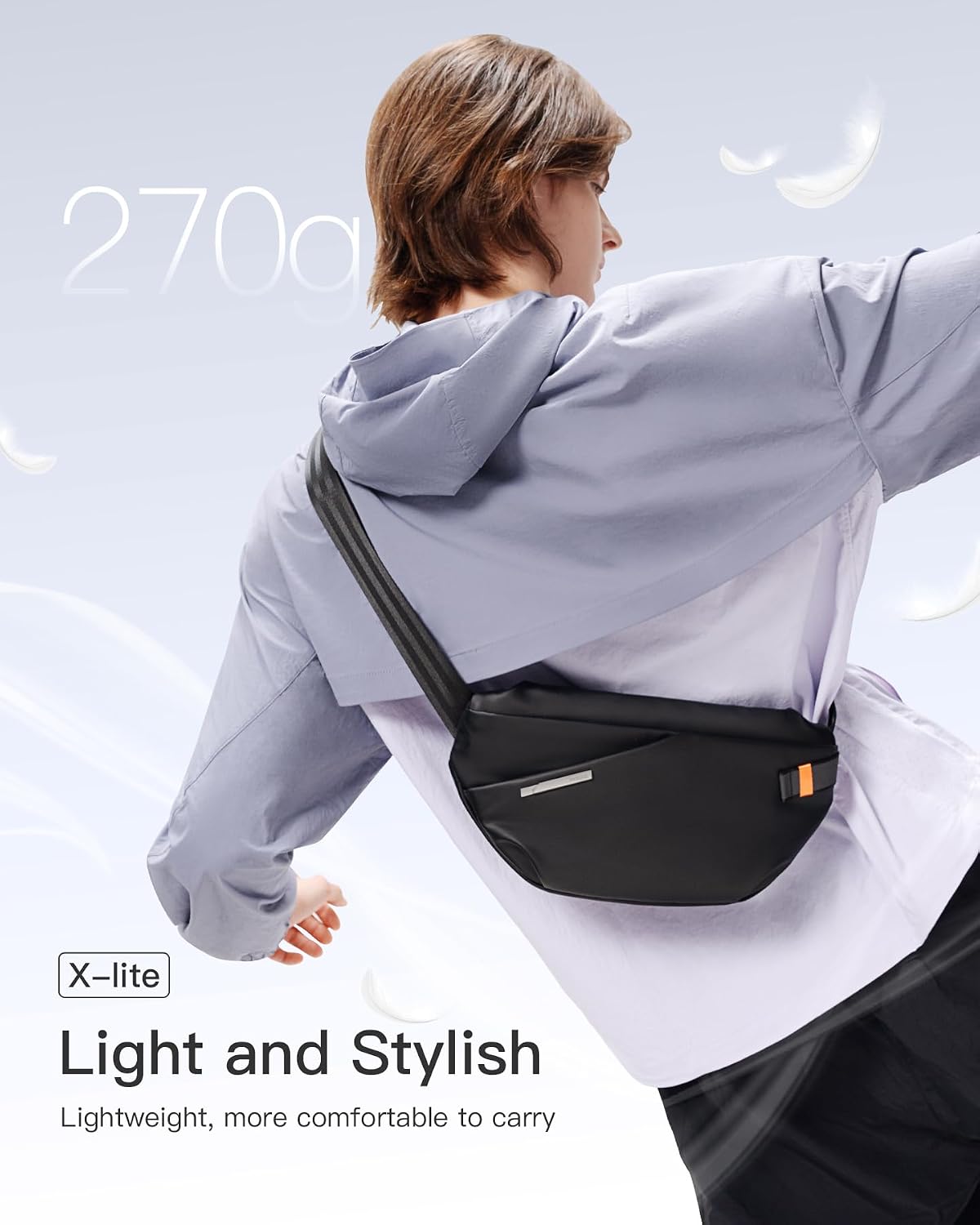 Thumbnail 2 de Inateck Sac Banane Ville Femme & Homme – Sacoche légère et imperméable avec sangle réglable