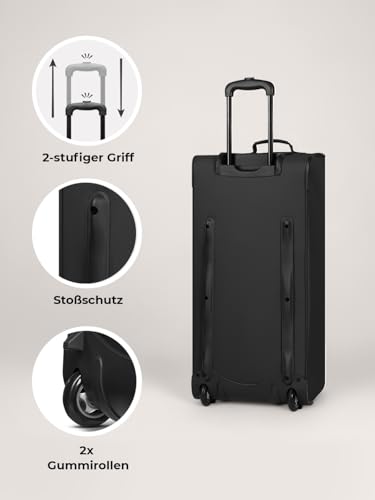 Thumbnail 4 de REDOLZ Große L Trolley-Reisetasche mit Rollen 71 cm, 83 Liter – robust, flexibel und zuverlässig
