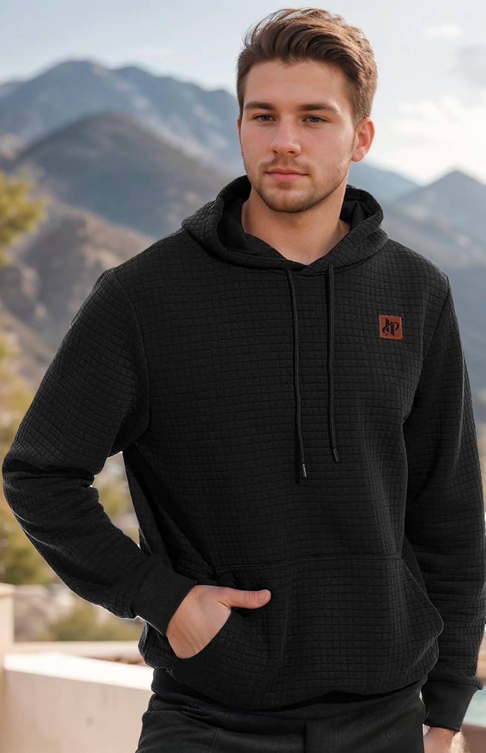 Thumbnail 2 de Furpazven Mens Hoodie Pullover Sweatshirt UK
