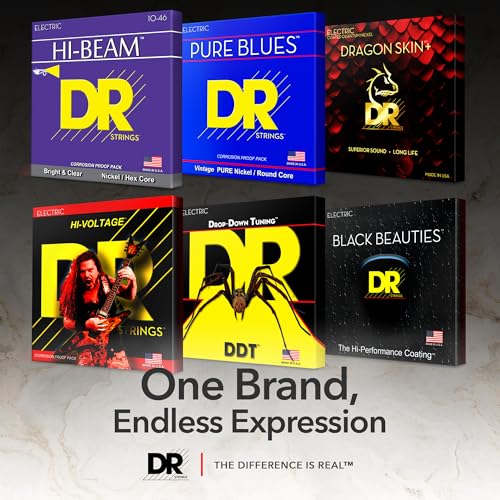 Thumbnail 6 de DR String BKE-9 Black Beauties Lite-Tite – Jeu de cordes pour guitare électrique