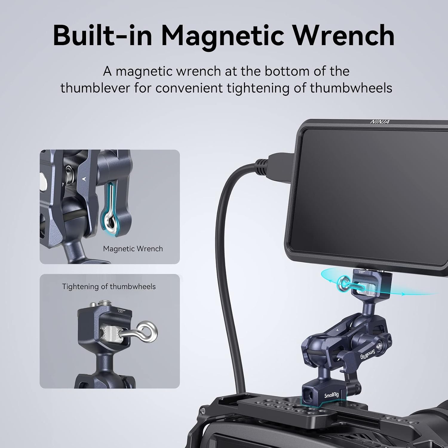 Thumbnail 4 de SMALLRIG Articulating Magic Arm 3875 5,5 kg