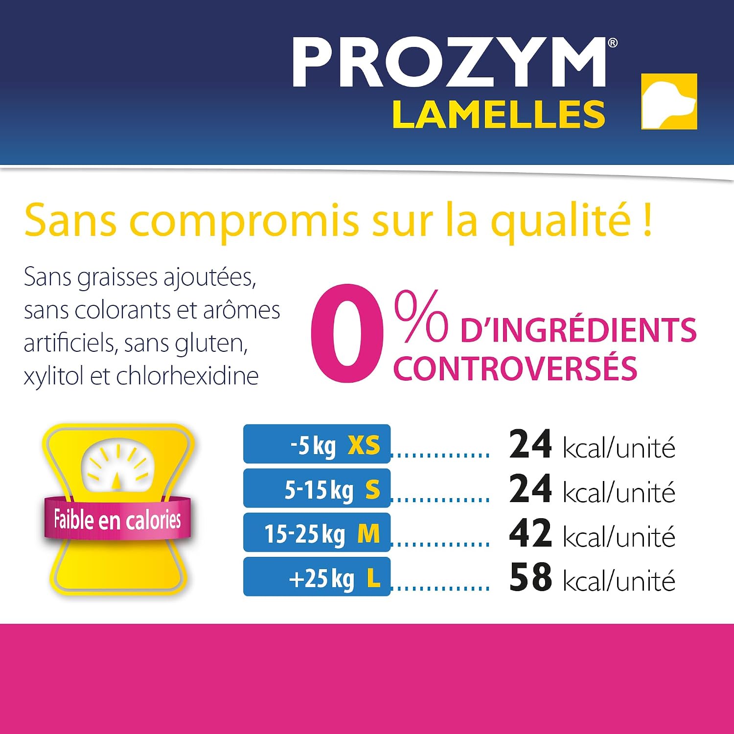 Thumbnail 6 de Prozym 15 Lamelles – Soin dentaire à mâcher pour chiens (S)