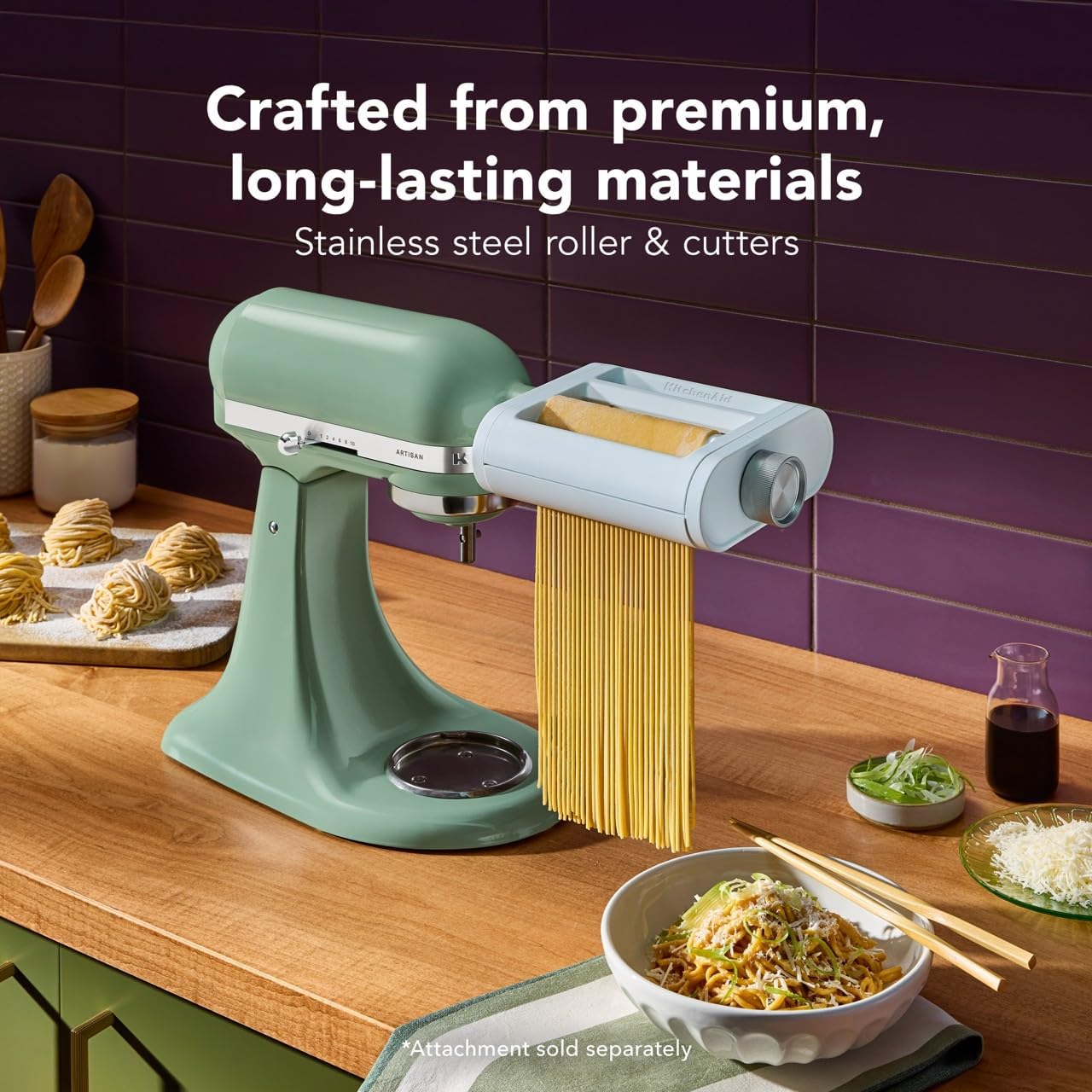 Detalle de KitchenAid pasta attachment KSM3PPA