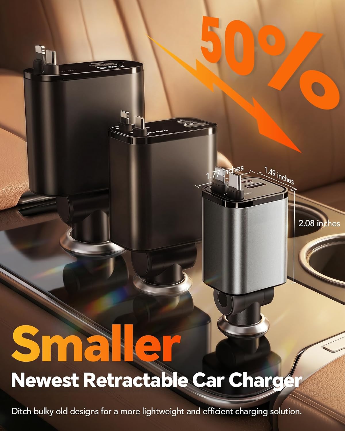 Detalle 1 de Aimtel 4 in 1 USB-C Auto Ladegerät 69 W