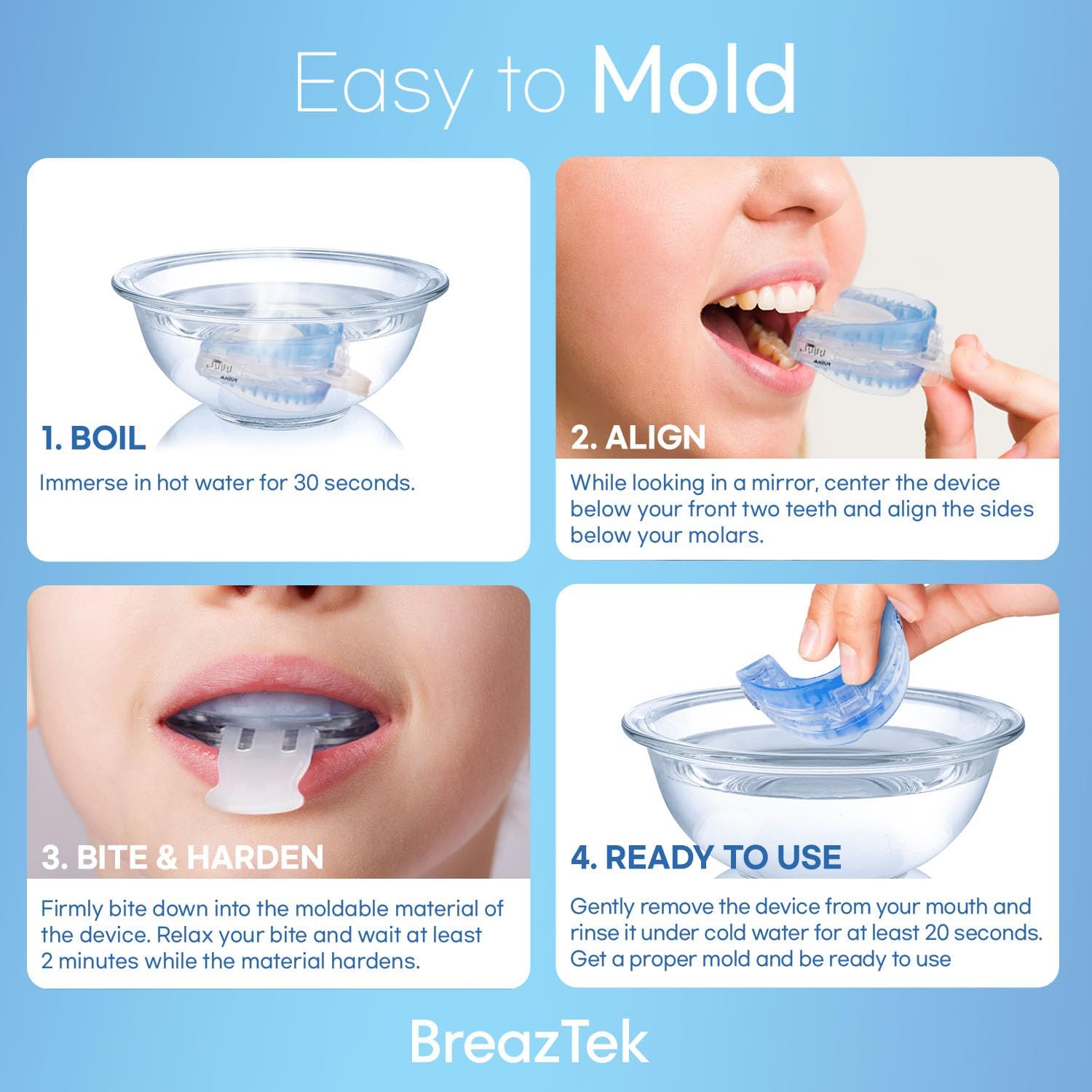 Thumbnail 4 de Anti Snoring Devices Adjustable Mouthpiece for Travel 😷