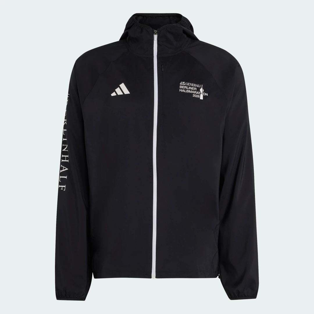 Thumbnail 3 de BERLIN HALF MARATHON JACKET de Adidas – chaqueta negra para runners