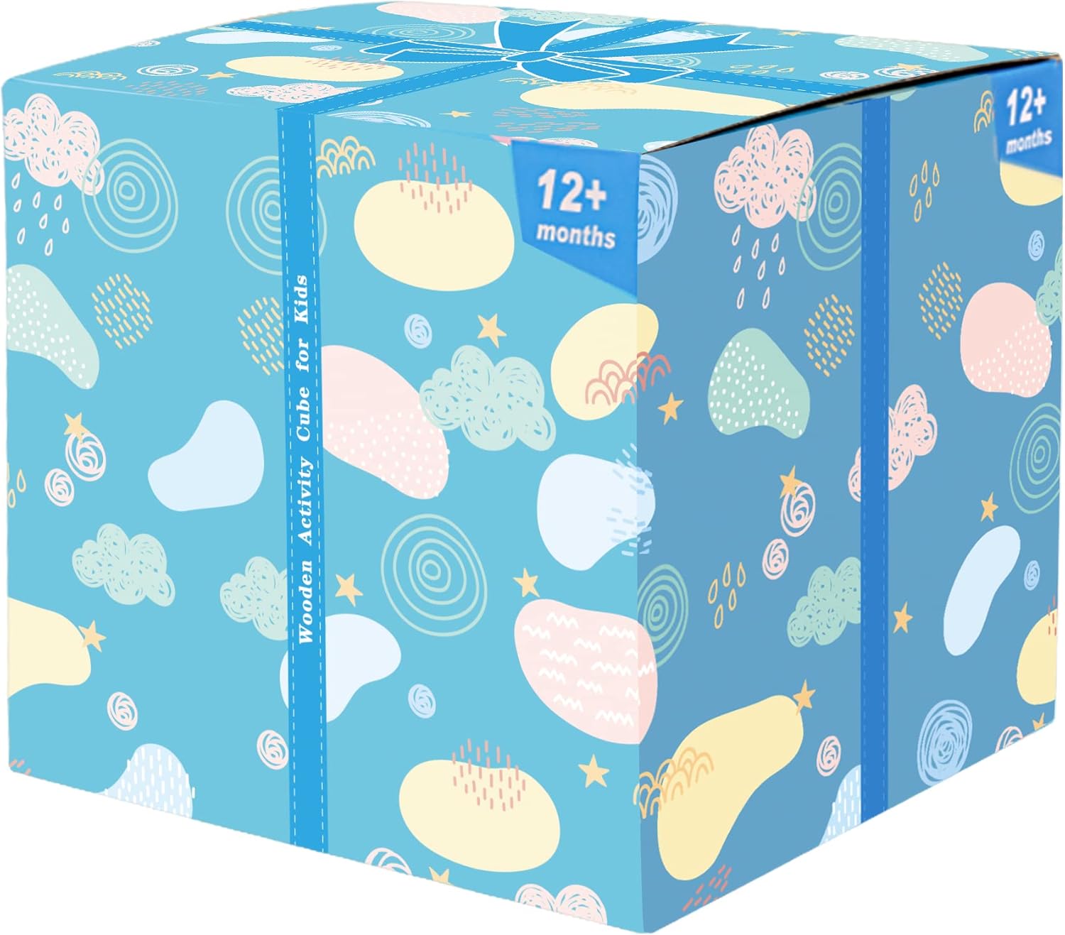 Thumbnail 3 de HELLOWOOD Wooden Activity Cube 8-in-1