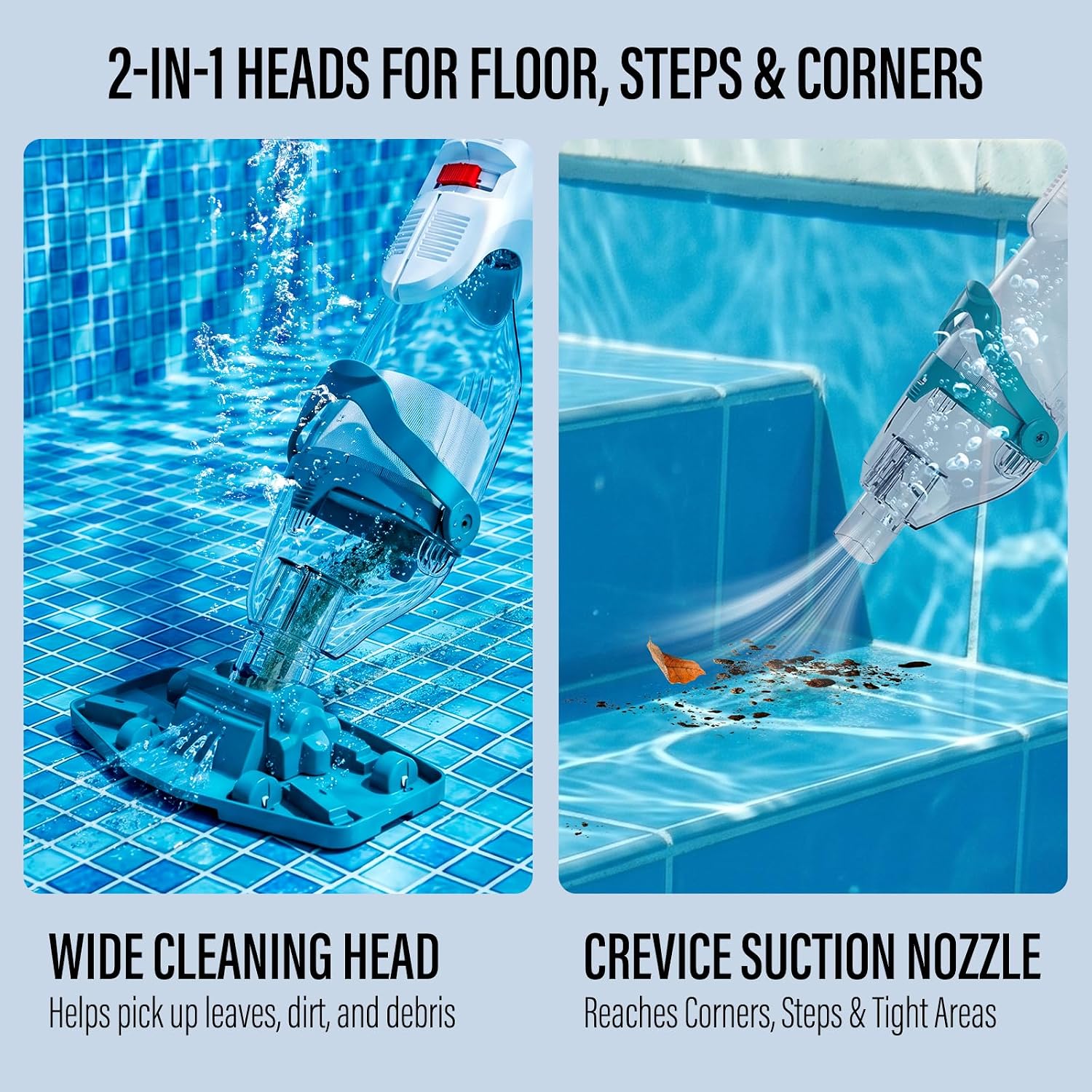 Thumbnail 2 de STARRYBOT Cordless Pool Vacuum Cleaner with Telescopic Pole