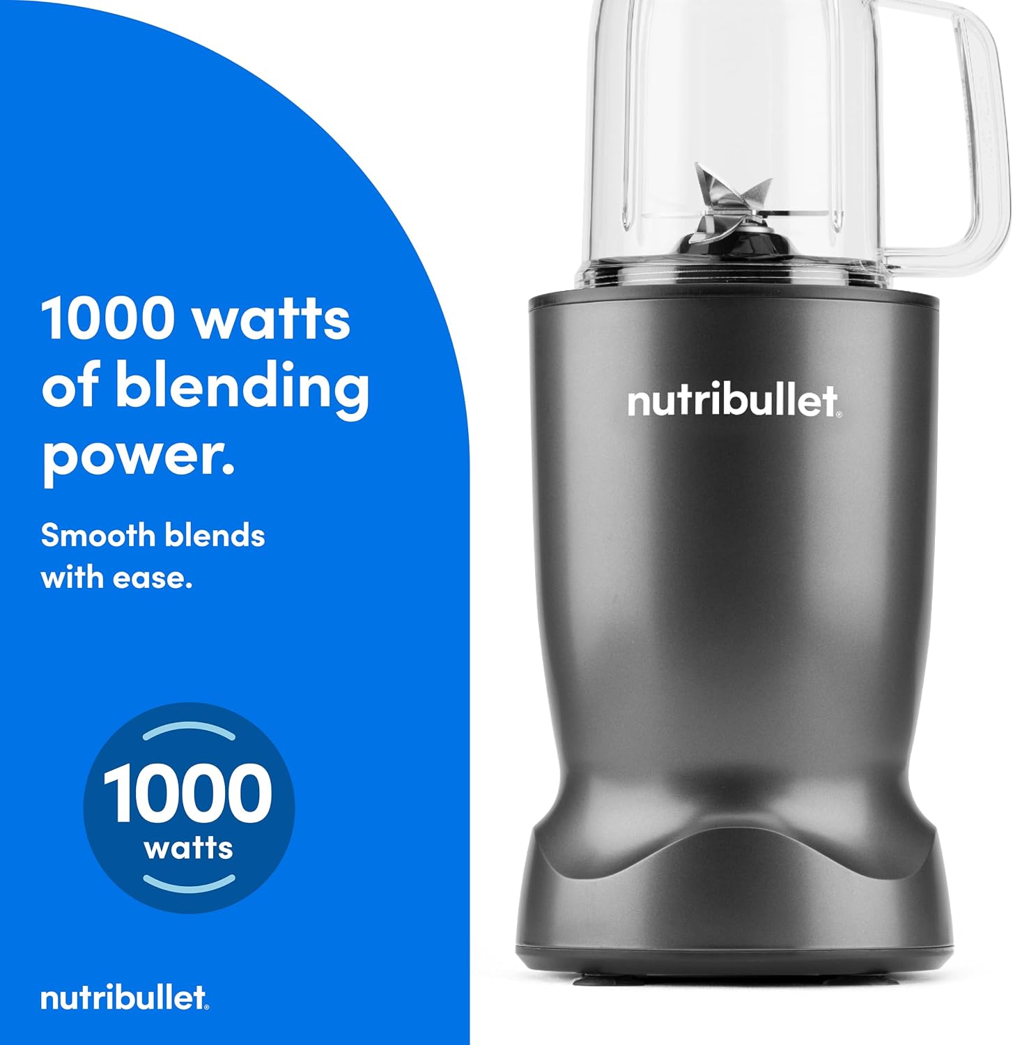Detalle 2 de NutriBullet Turbo Tumbler Edition NB30400C Personal Blender, 1,000-Watt, Two Cups