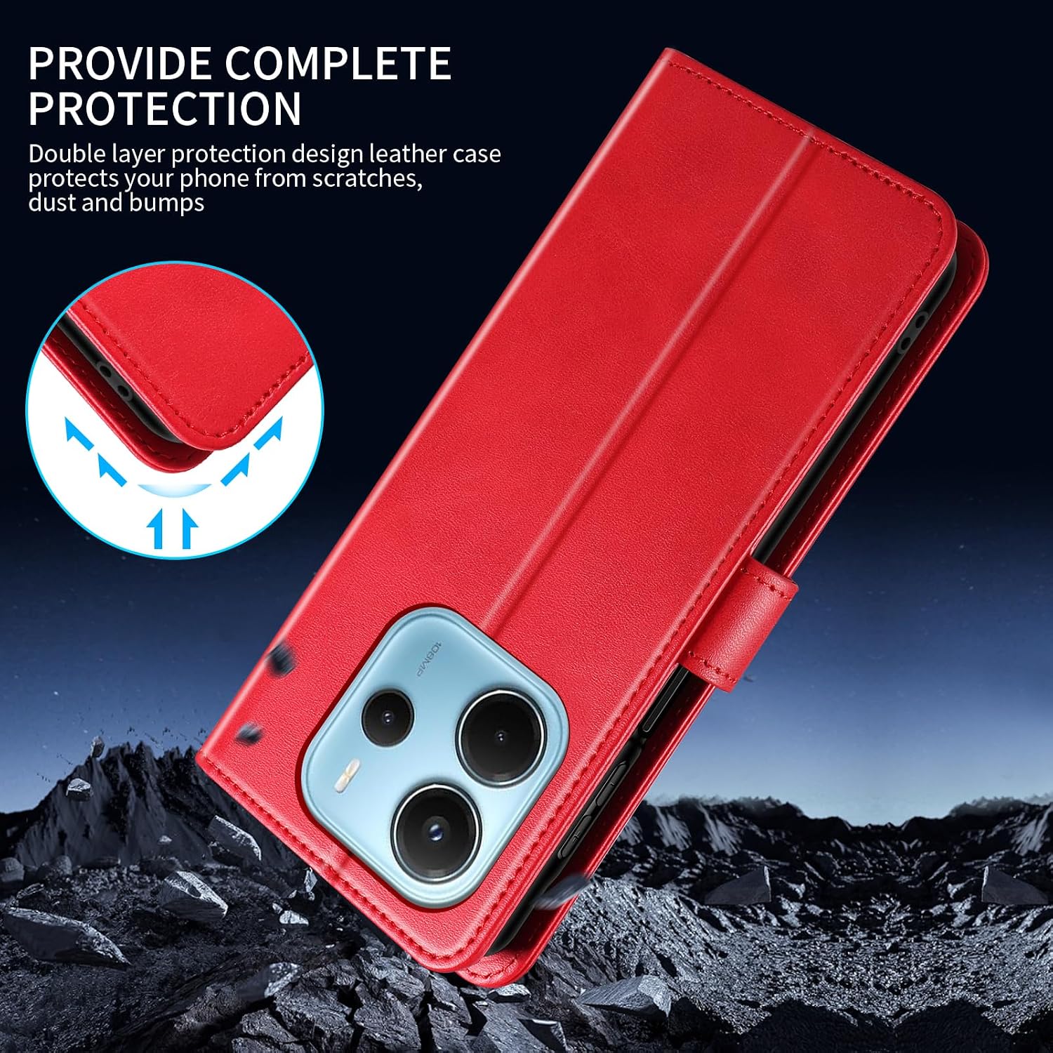 Thumbnail 5 de WAURZ Cover Redmi Note 14 4G in pelle