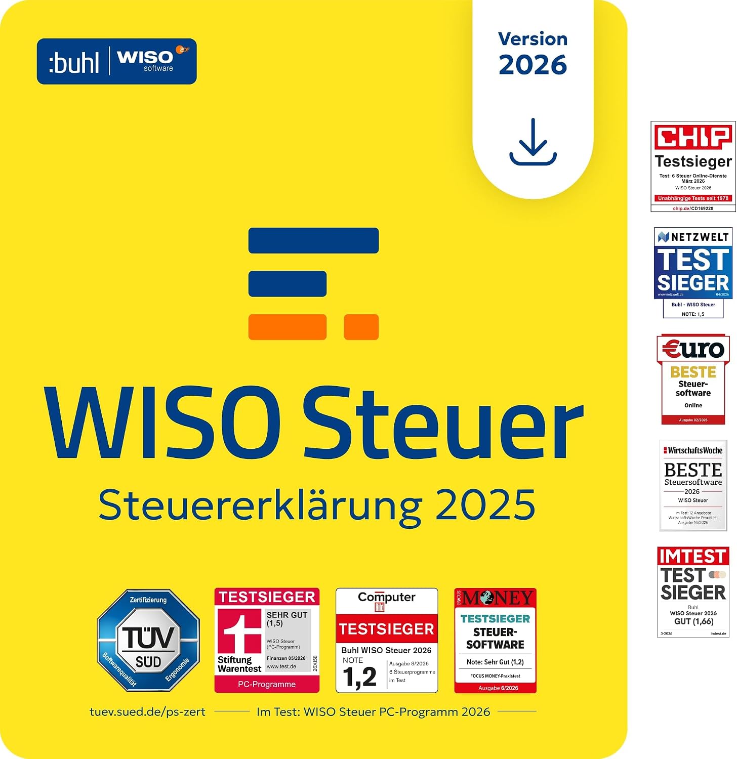 Detalle de WISO Steuer 2026 für 2025 ⚙