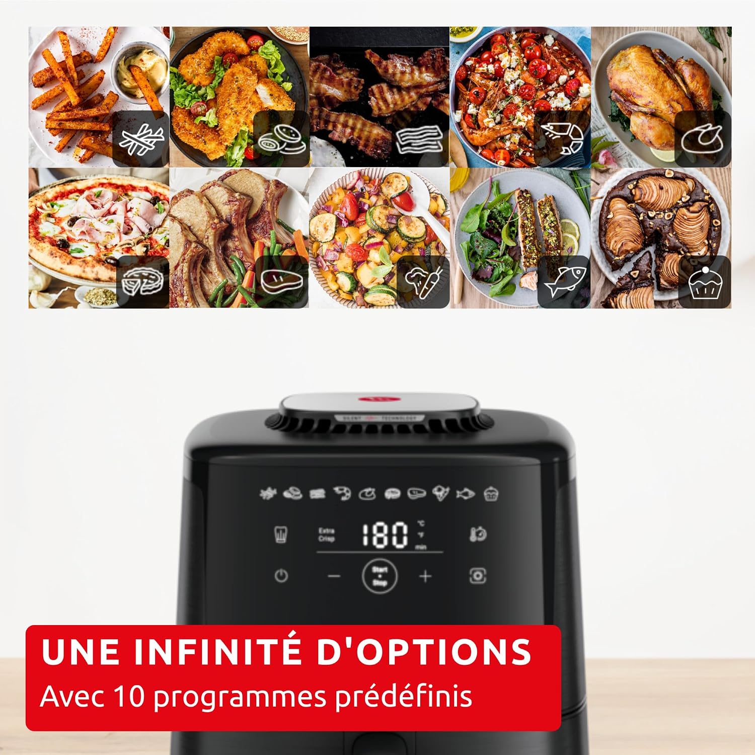 Detalle 2 de Moulinex Easy Fry Silence friteuse 5L đ