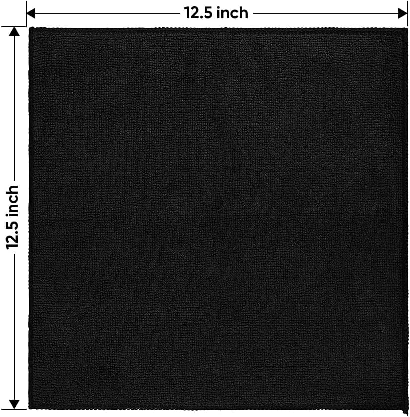 Thumbnail 6 de HOMEXCEL Microfibre Cloth 12 Pack (30 x 30 cm) – lint-free, streak-free cleaning towels for car & home