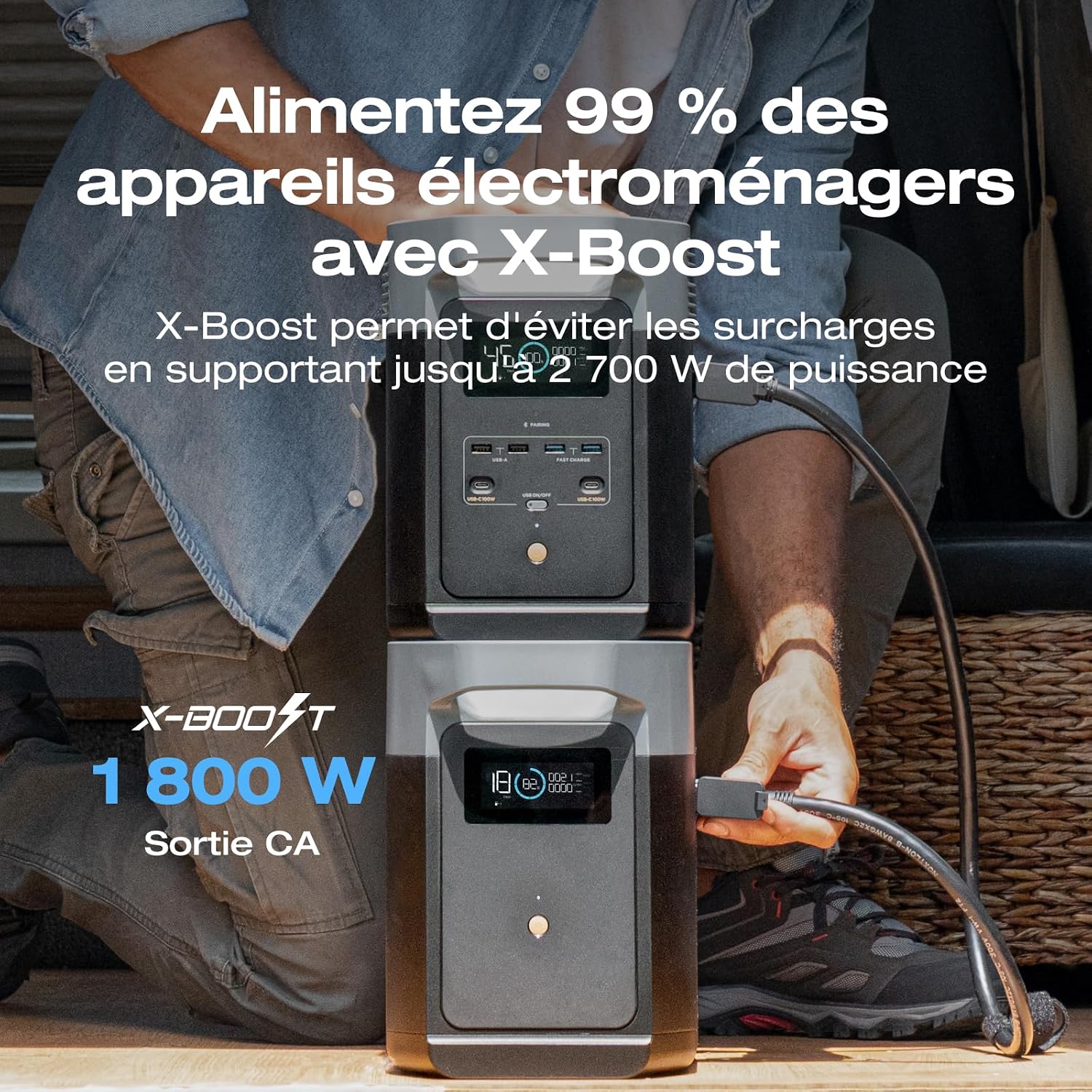 Detalle 2 de EF ECOFLOW Delta 2 Station électrique Portable