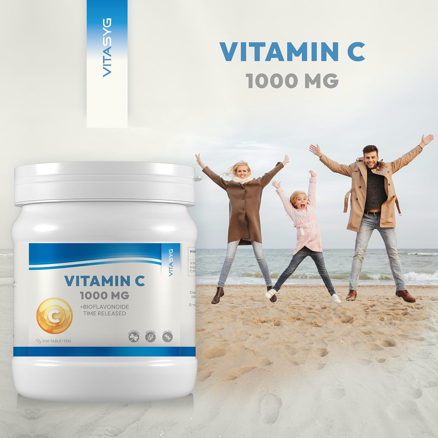 Detalle de Vitasyg Vitamin C 1000mg Tabletten