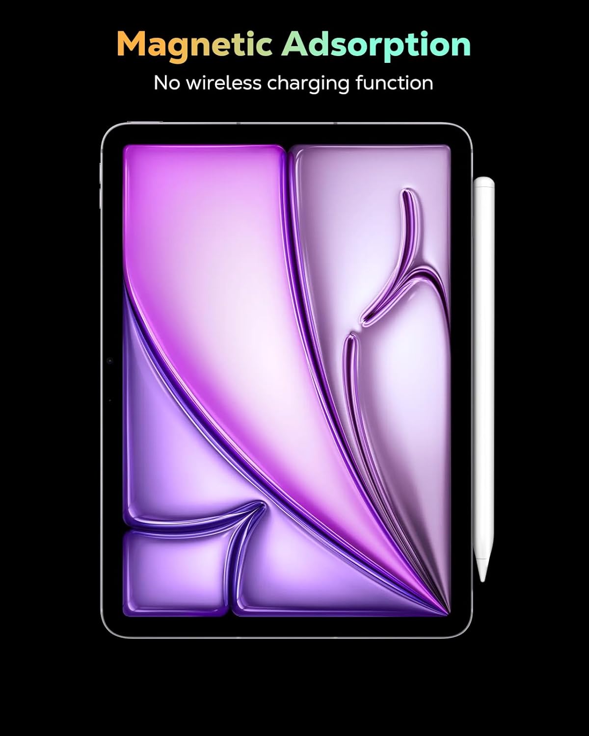 Thumbnail 5 de MoKo Pencil for iPad (A16) 11th/10th Gen Stylus Pen: Tilt-Sensitive, USB-C Fast Charge