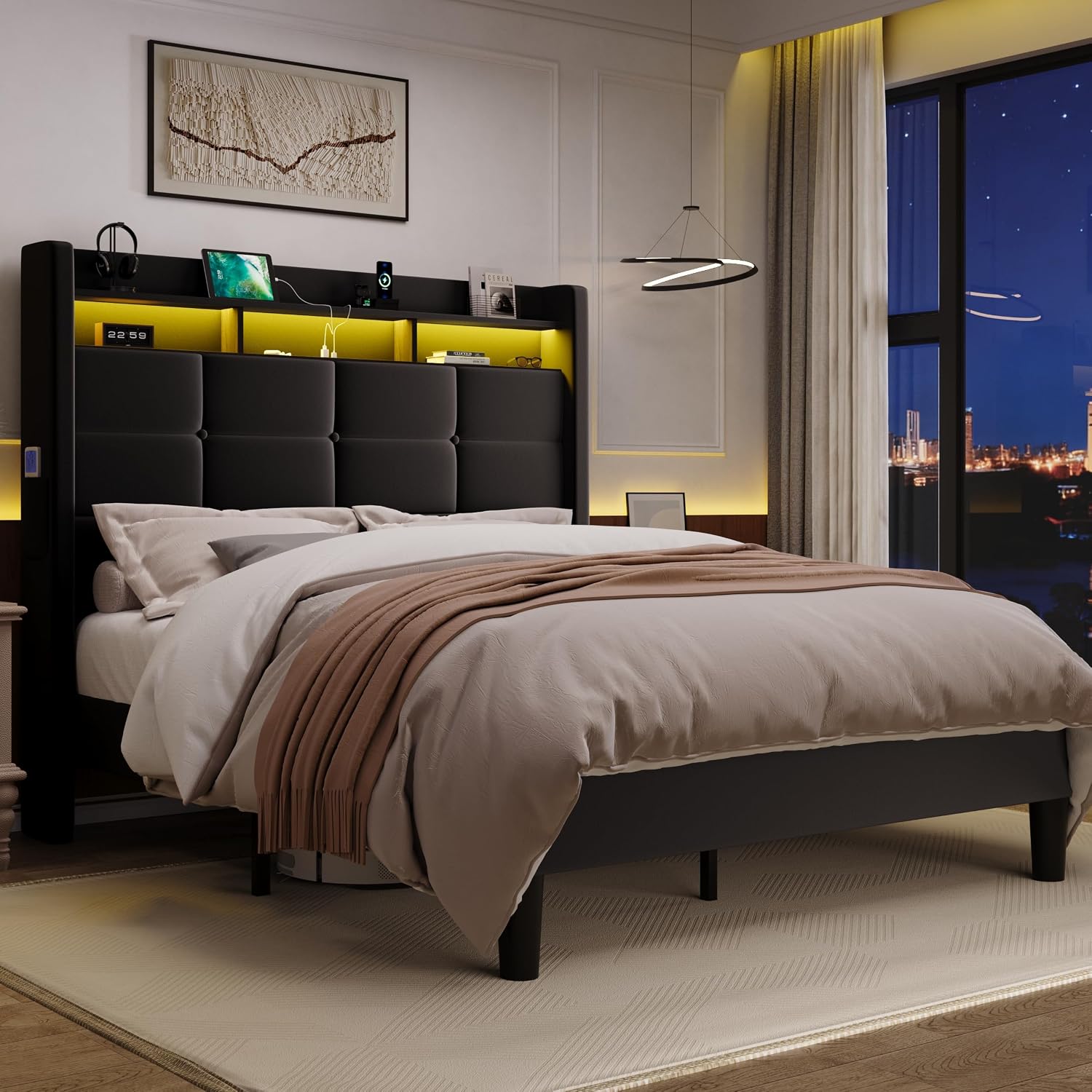 Thumbnail 3 de SHA CERLIN Queen Bed Frame