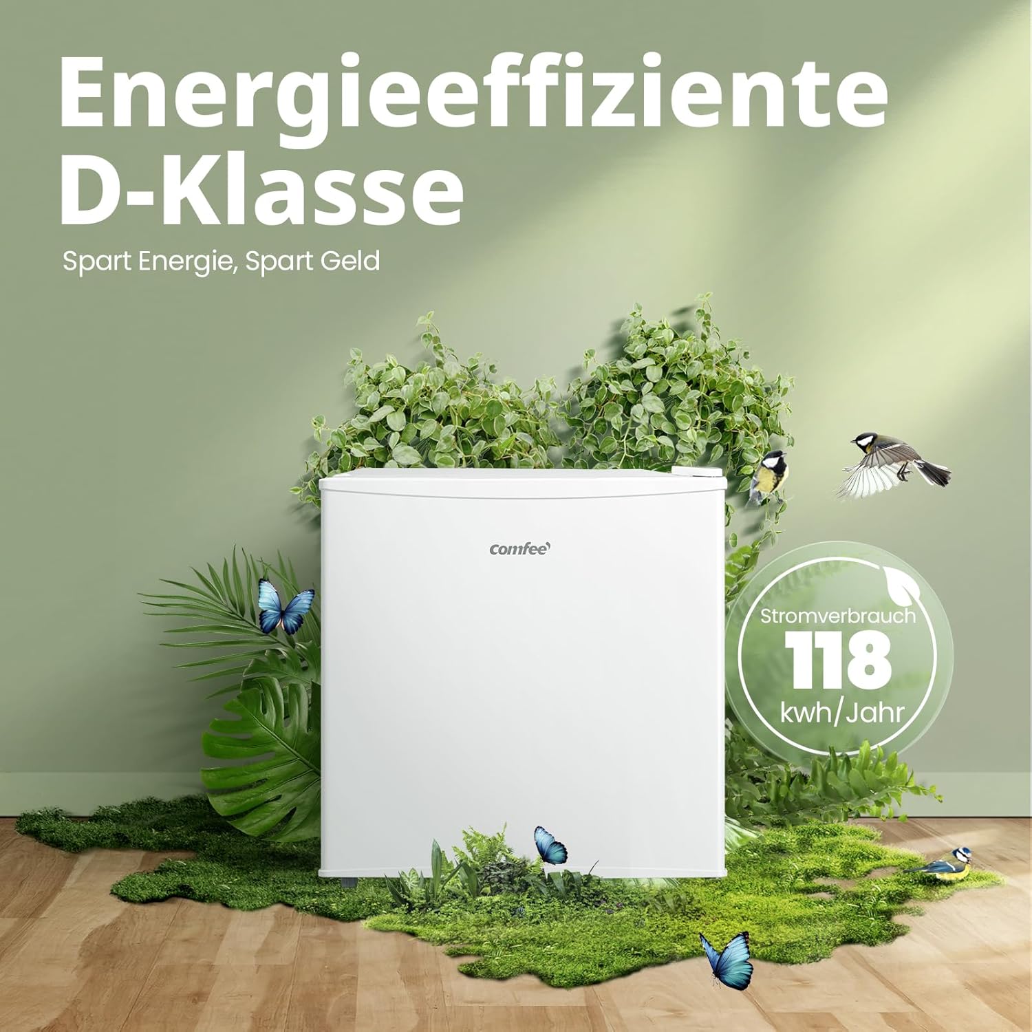 Thumbnail 6 de COMFEE RCU40WH3EU(E) 31L Mini-Gefrierschrank mit Inverter-Kompressor – kompakt, leise und energiesparend