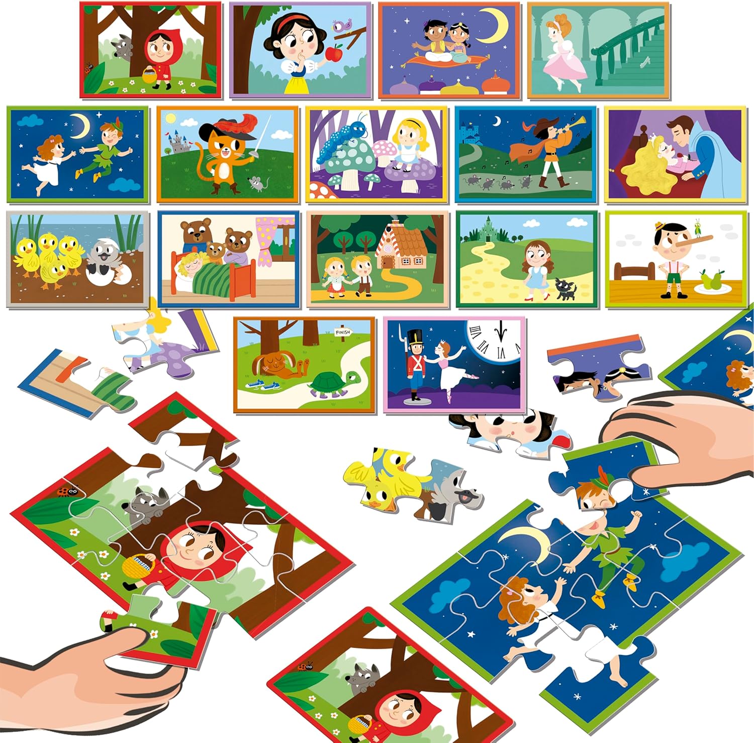 Thumbnail 1 de Educa Puzzle Battle Stories (20117) da 4 anni in su