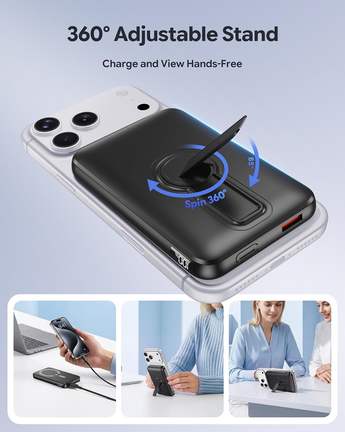Thumbnail 5 de MagSafe Power Bank 12000mAh Portable Charger