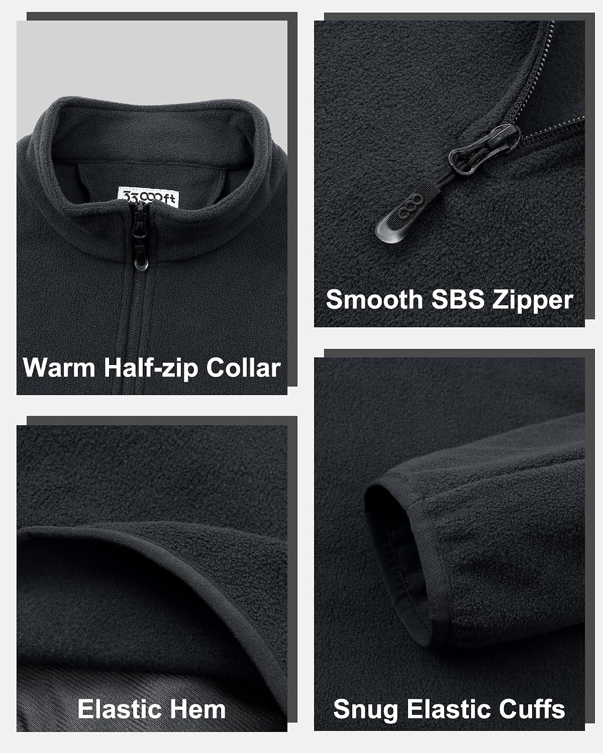 Detalle 2 de 33,000ft Fleece Pullover 100% Polyester