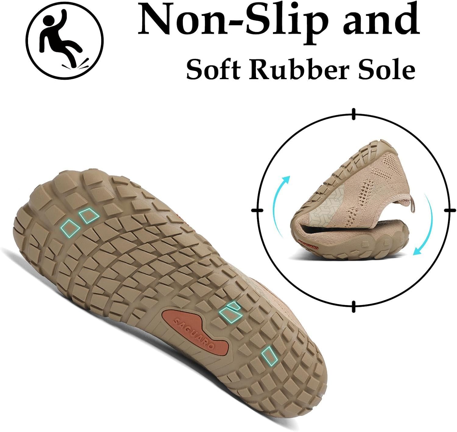 Thumbnail 6 de SAGUARO Unisex Barfußschuhe mit breiter Zehenbox und Zero-Drop Sohle – atmungsaktiv & rutschfest