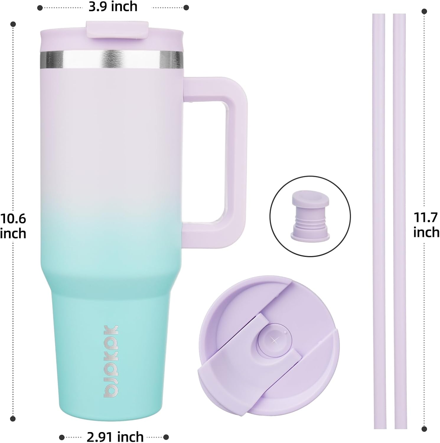 Detalle de BJPKPK Insulated Tumbler, 40 oz