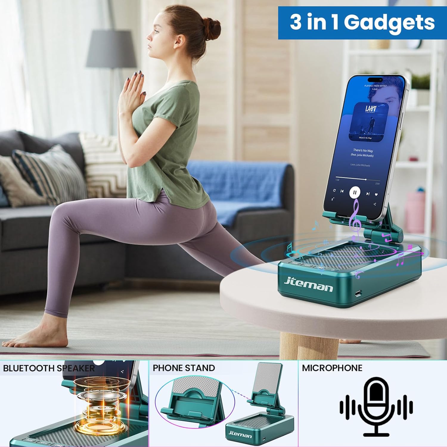 Detalle 2 de JTEMAN Bluetooth Speaker Phone Stand 15mm