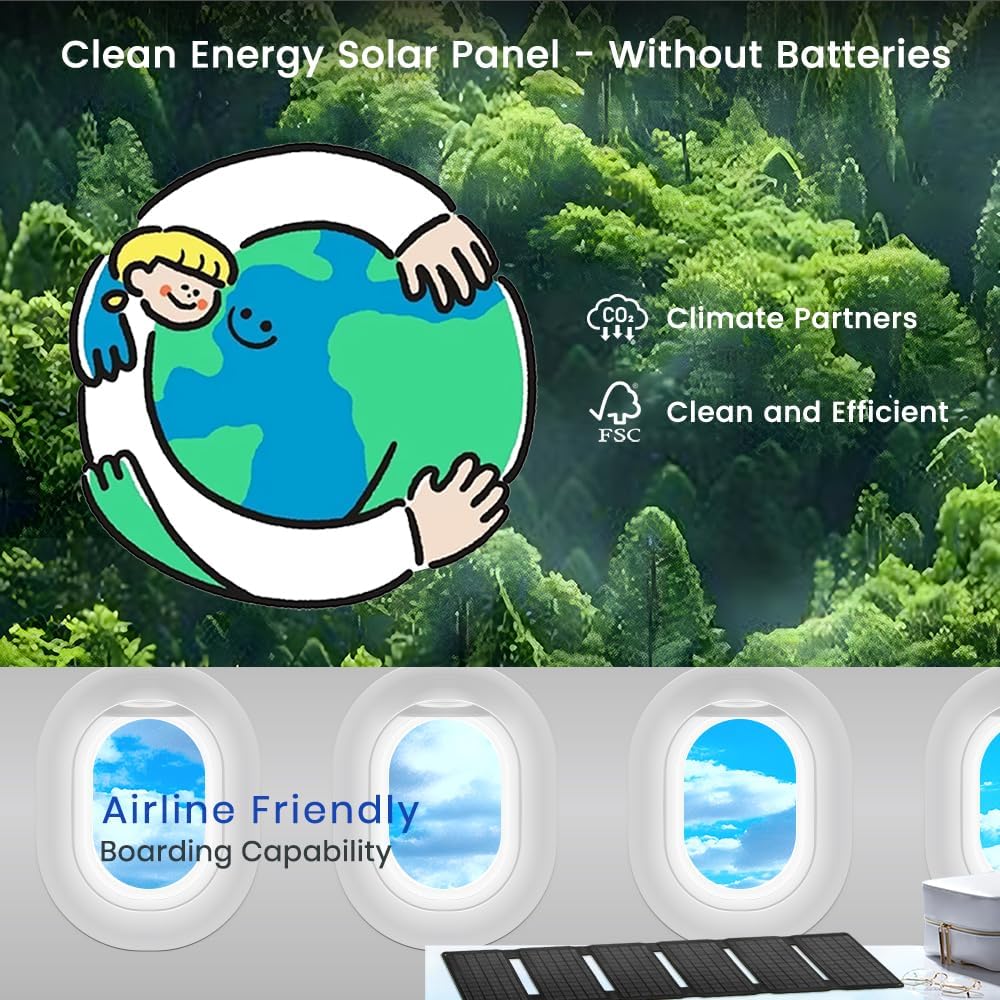 Thumbnail 5 de FlexSolar Chargeurs Solaires Portables 40 W