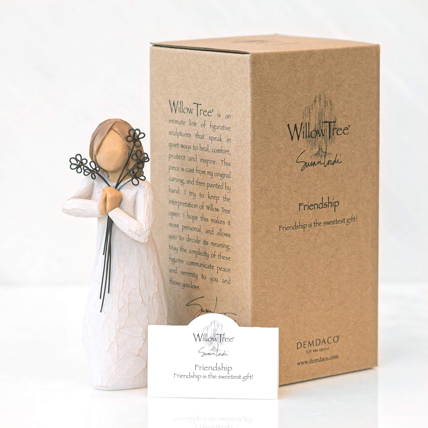 Thumbnail 5 de Enesco Willow Tree 26155 Figurine Amitié, Beige