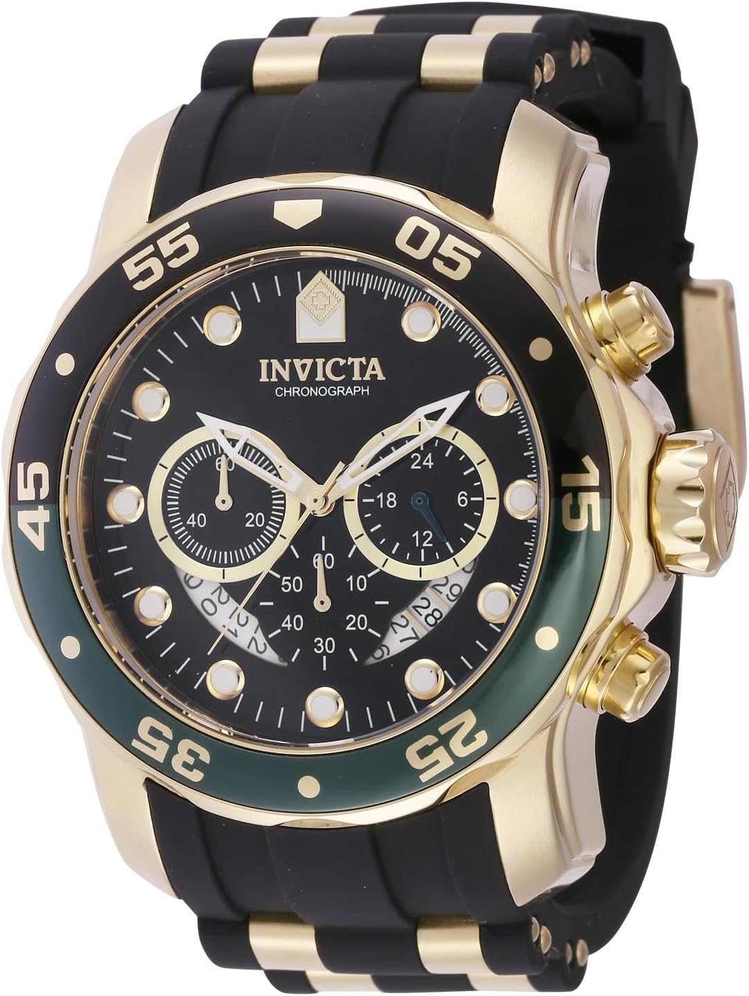 Detalle de Invicta Pro Diver 44522: Orologio da uomo in acciaio inox, cassa 48 mm con movimento al quarzo