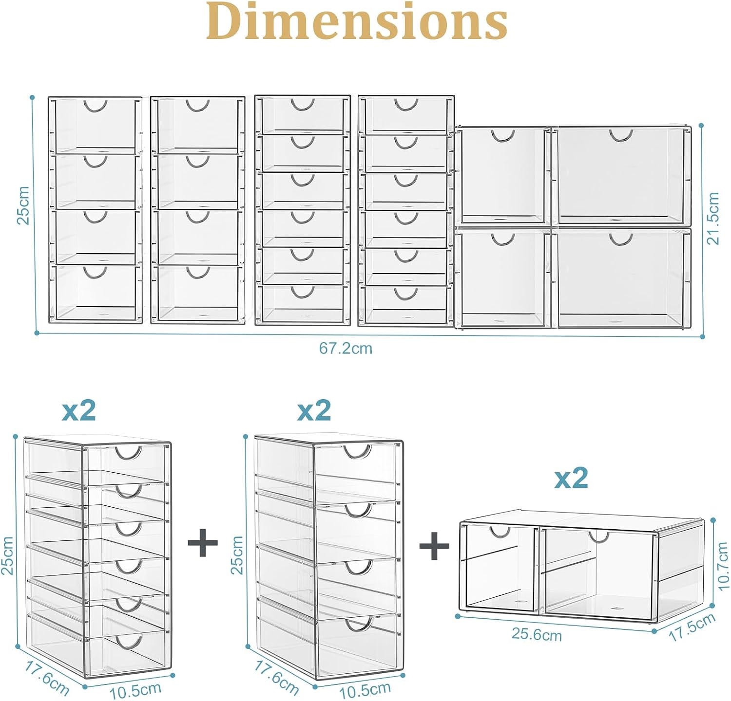 Thumbnail 1 de SortNStore Schreibtisch Organizer 24 Schubladen