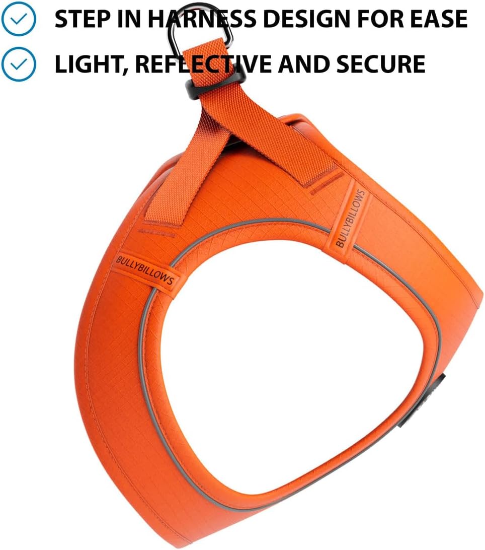 Thumbnail 5 de BullyBillows Step-In Dog Harness With Handle (Black) – XX Small for Small Breeds & Puppies