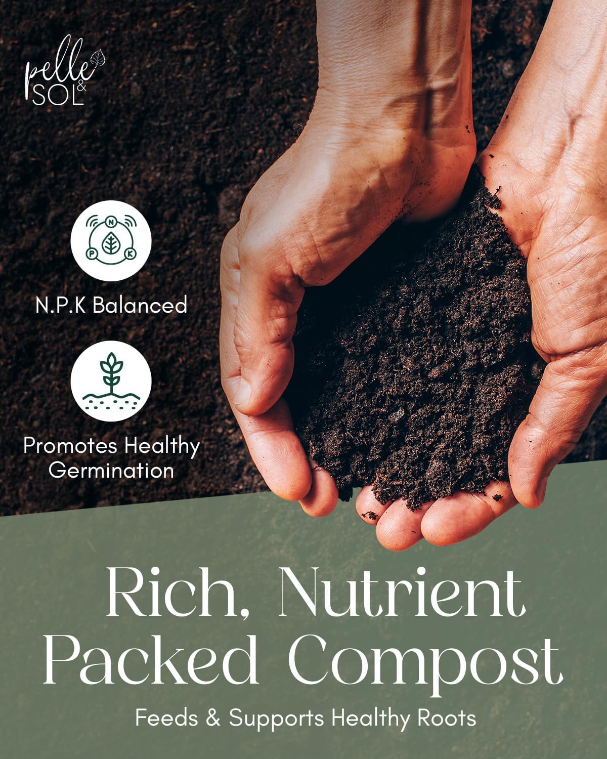 Detalle de Pelle & Sol 40L Multi Purpose Compost