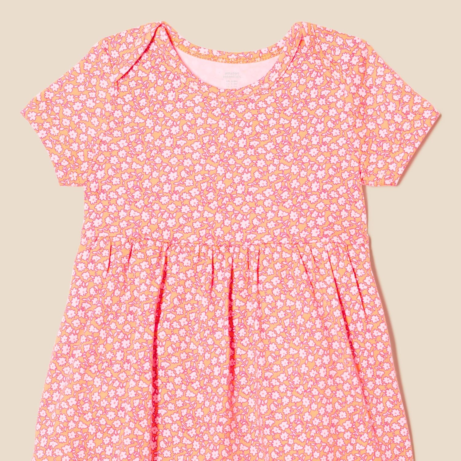 Thumbnail 2 de Amazon Essentials Bébé Fille Robe Body à Manches Courtes — robe-petit body coton léger, encolure sans étiquette
