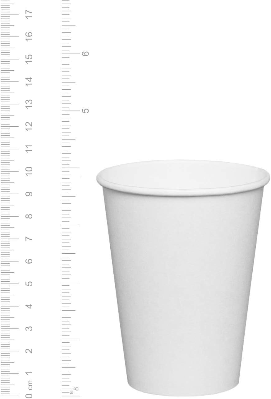 Detalle 2 de Gusto 12 oz Disposable White Cups 🫖
