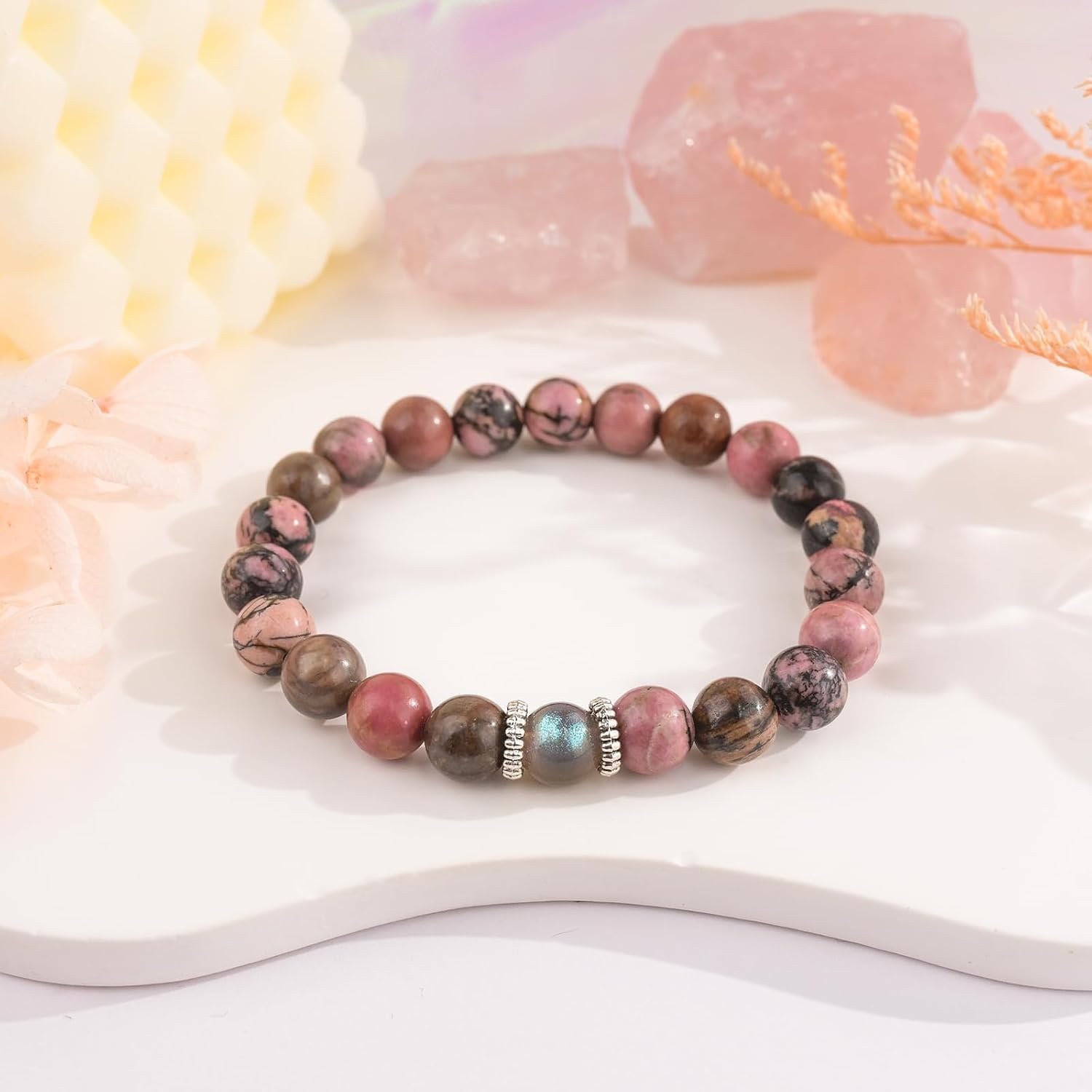 Thumbnail 3 de Lueaurra Bracelet pierres naturelles 17–19 cm 💍
