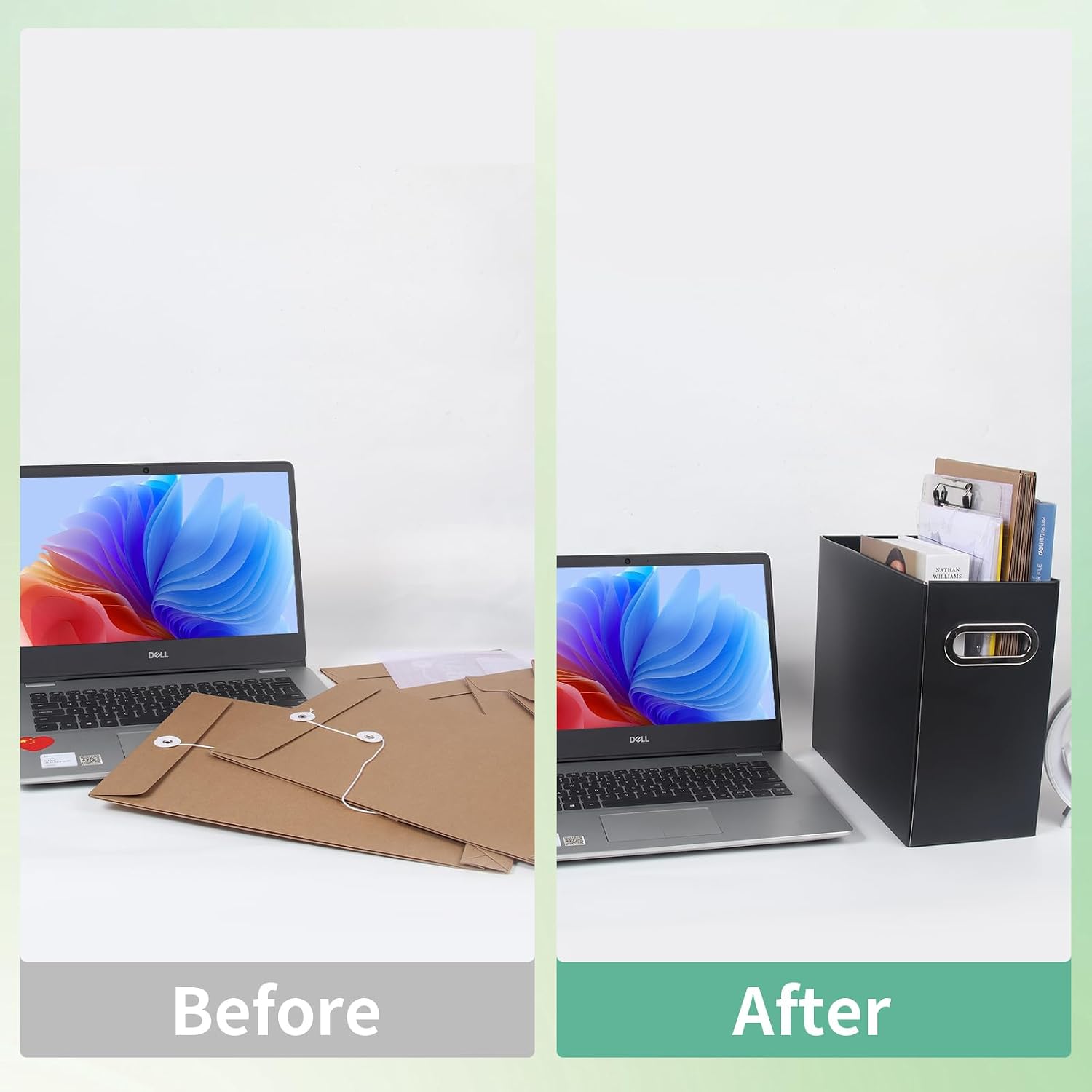 Thumbnail 3 de Tcbelosion Collapsible File Organizer Box 1 Pack 🗂