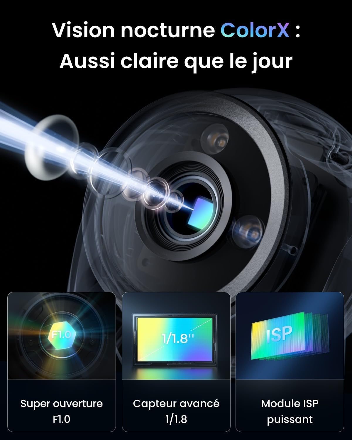 Detalle de Reolink CX820 Caméra PoE 4K