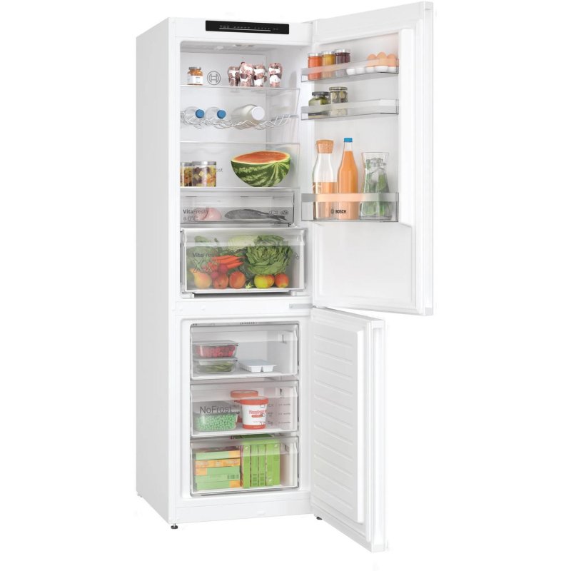 Detalle 2 de Bosch KGN362WDF No Frost: frigorífico combi de 321 L y Zona Fresca